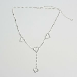 Diamante Heart Chain Belt
